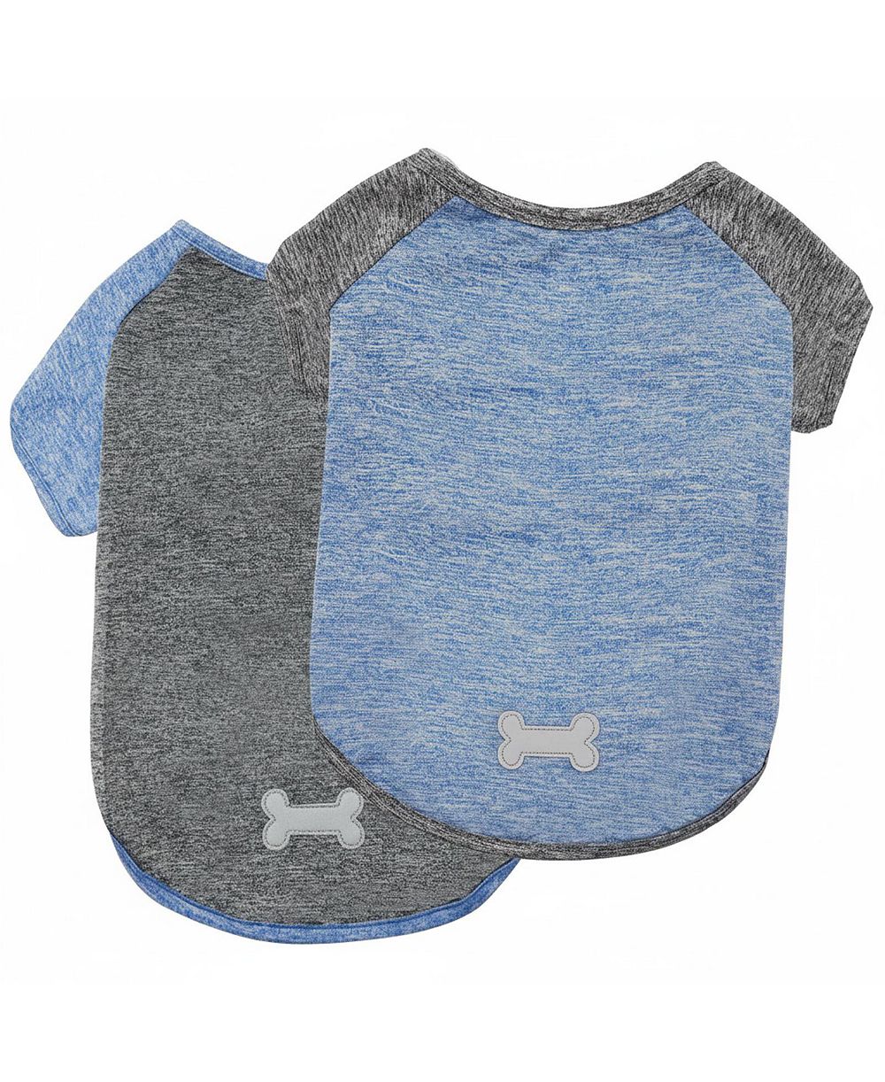 ARONKL 2pack Dog Shirt With Sleeves Lightweight Sun Protection Reflective Breathable Pet Clothes for Summer Outdoor Walking