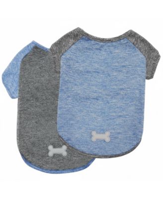 ARONKL 2pack Dog Shirt With Sleeves Lightweight Sun Protection Reflective Breathable Pet Clothes for Summer Outdoor Walking
