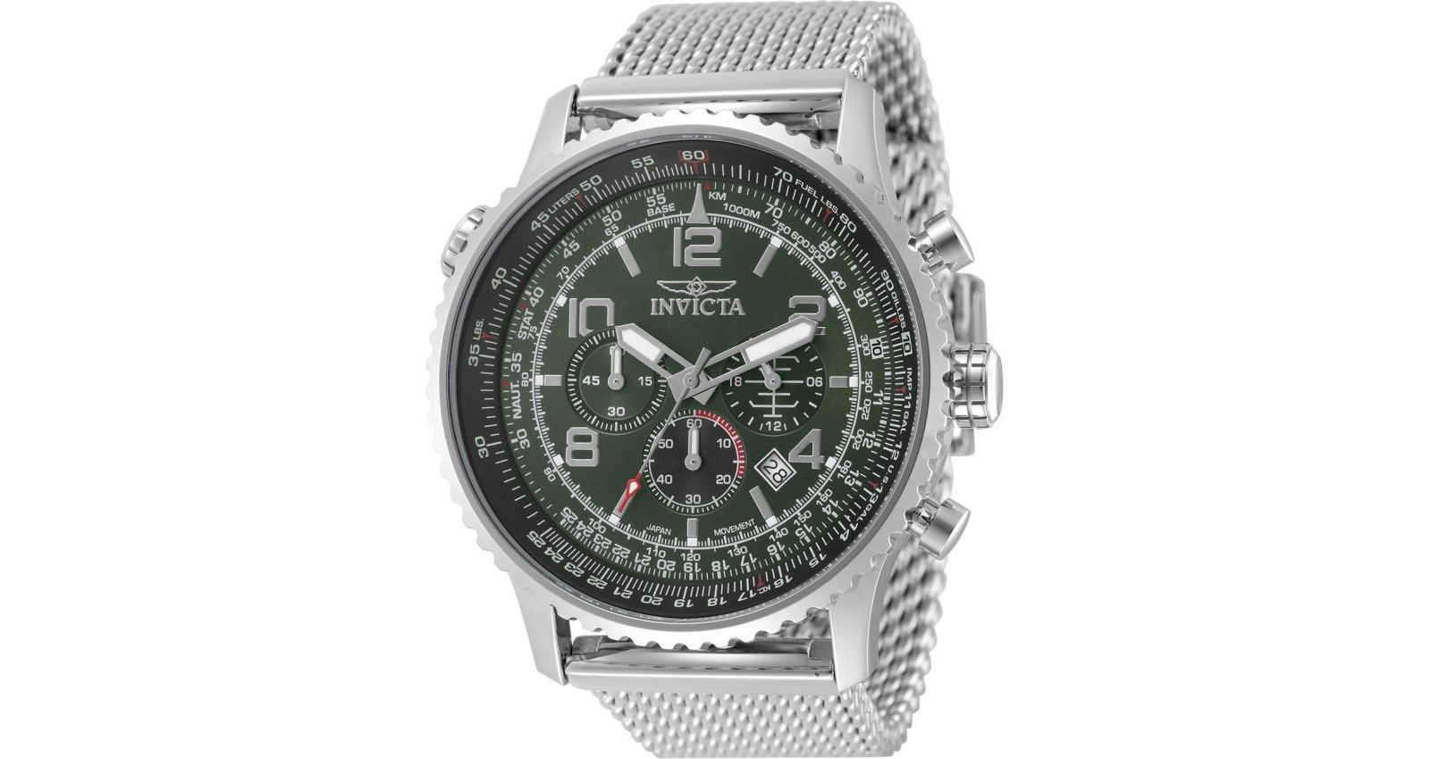 Invicta Men's 49752 Aviator Quartz Chronograph Dial Watch