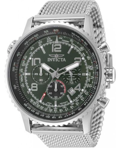 Invicta Men's 49752 Aviator Quartz Chronograph Dial Watch