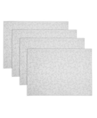 Lenox Opal Innocence Placemats, Set of 4, 13" x 18"