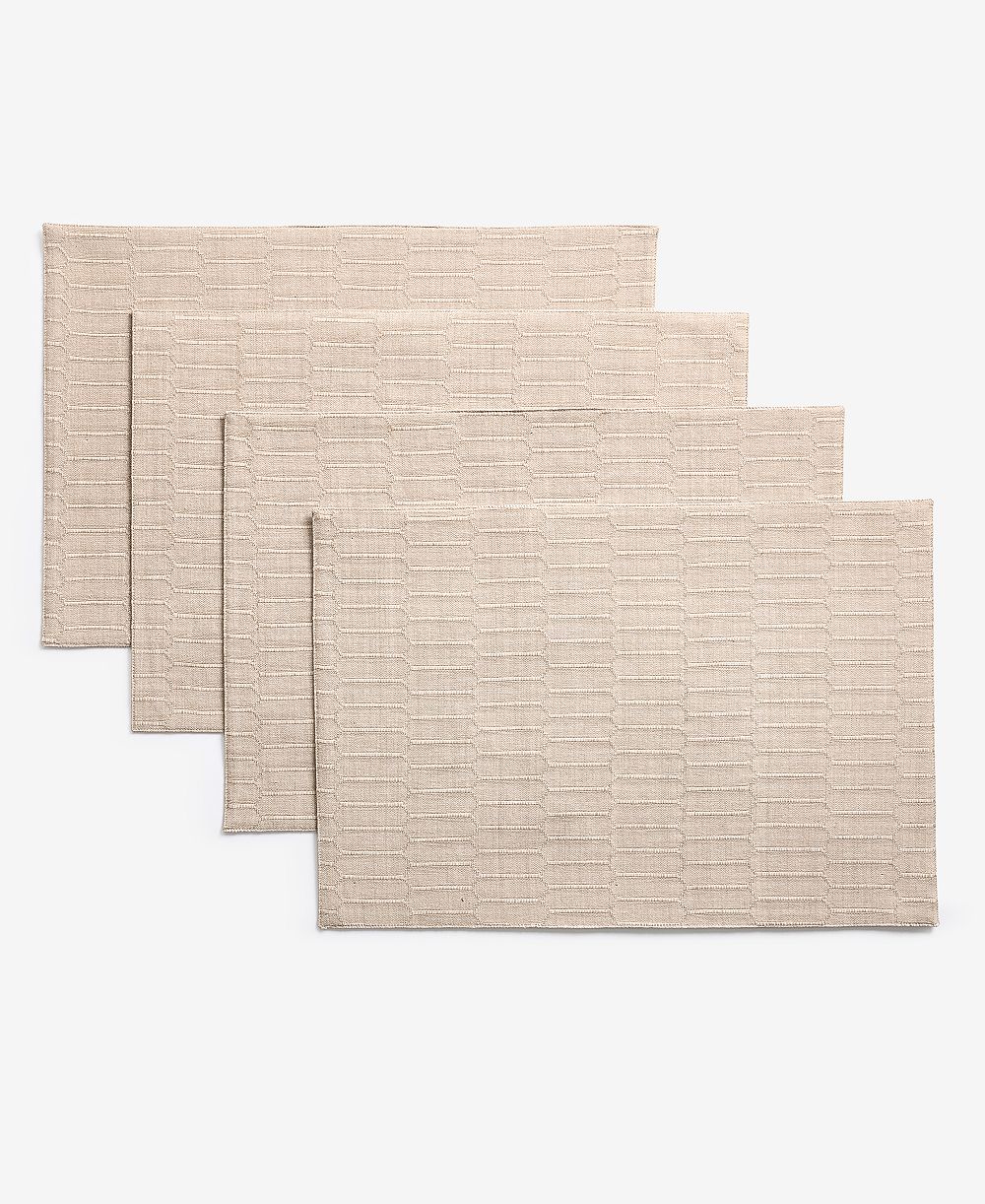 Набор из 4 подтарельников The Cellar Textured Cotton