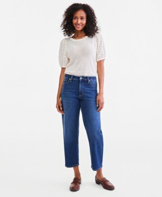 Style & Co женские джинсы с высокой посадкой, свободный крой бочонком, эксклюзив Macy's