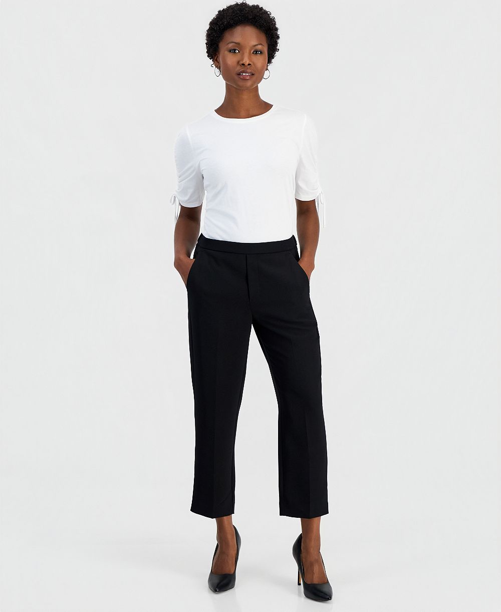 I.N.C. International Concepts Petite Slim Crop Pull-On Pants, Macy's Exclusive