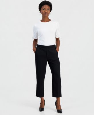 I.N.C. International Concepts Petite Slim Crop Pull-On Pants, Macy's Exclusive