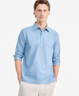 Alfani Men's Long-Sleeve Plaid Shirt, Macy's Exclusive