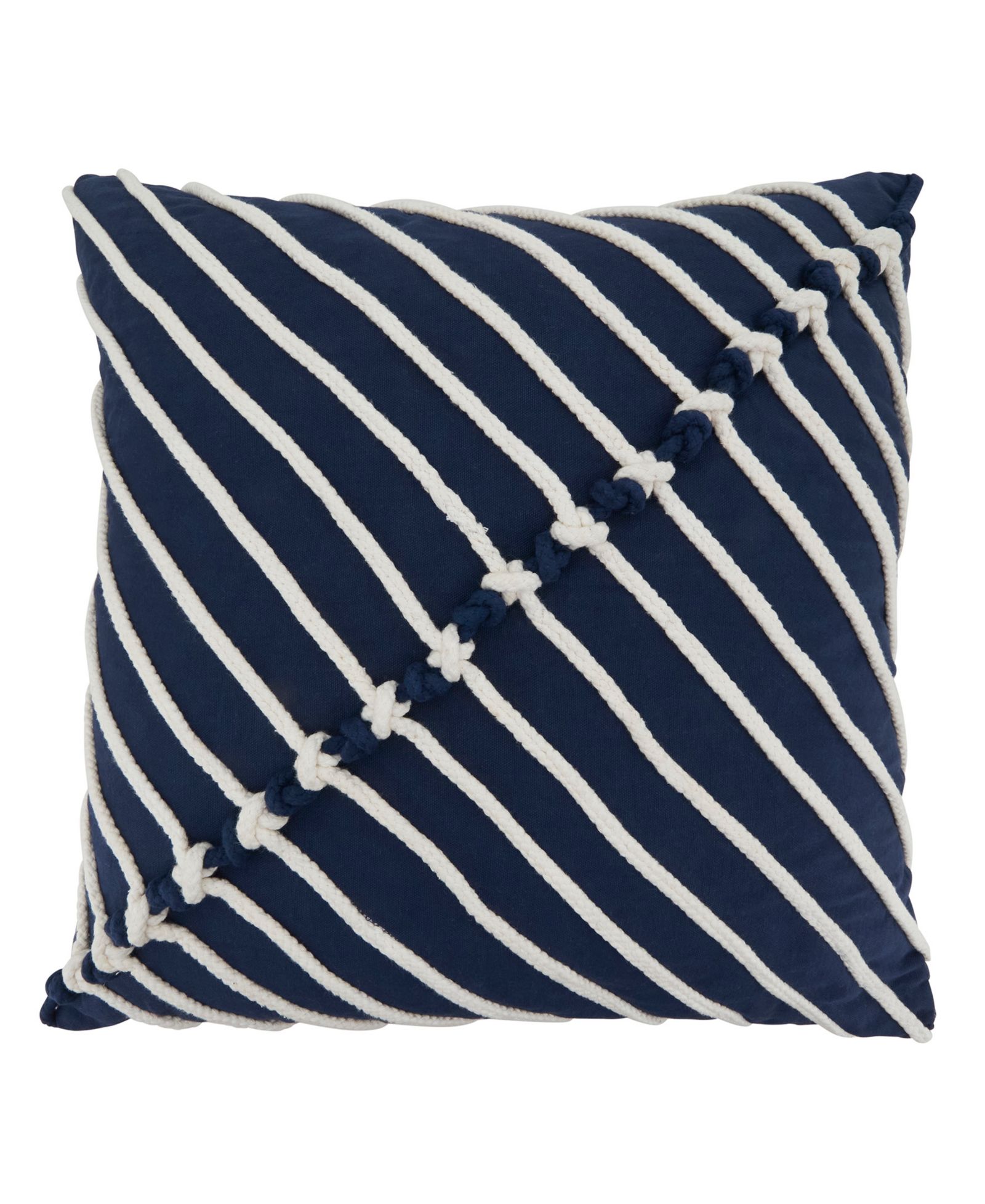 Декоративная подушка Saro Lifestyle с полосатым швом, 20" x 20"