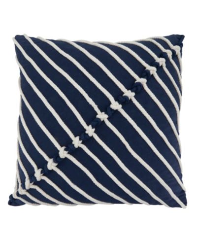 Декоративная подушка Saro Lifestyle с полосатым швом, 20" x 20"