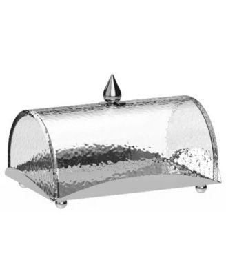 Classic Touch Rectangle Cake Tray with Dome, 10"