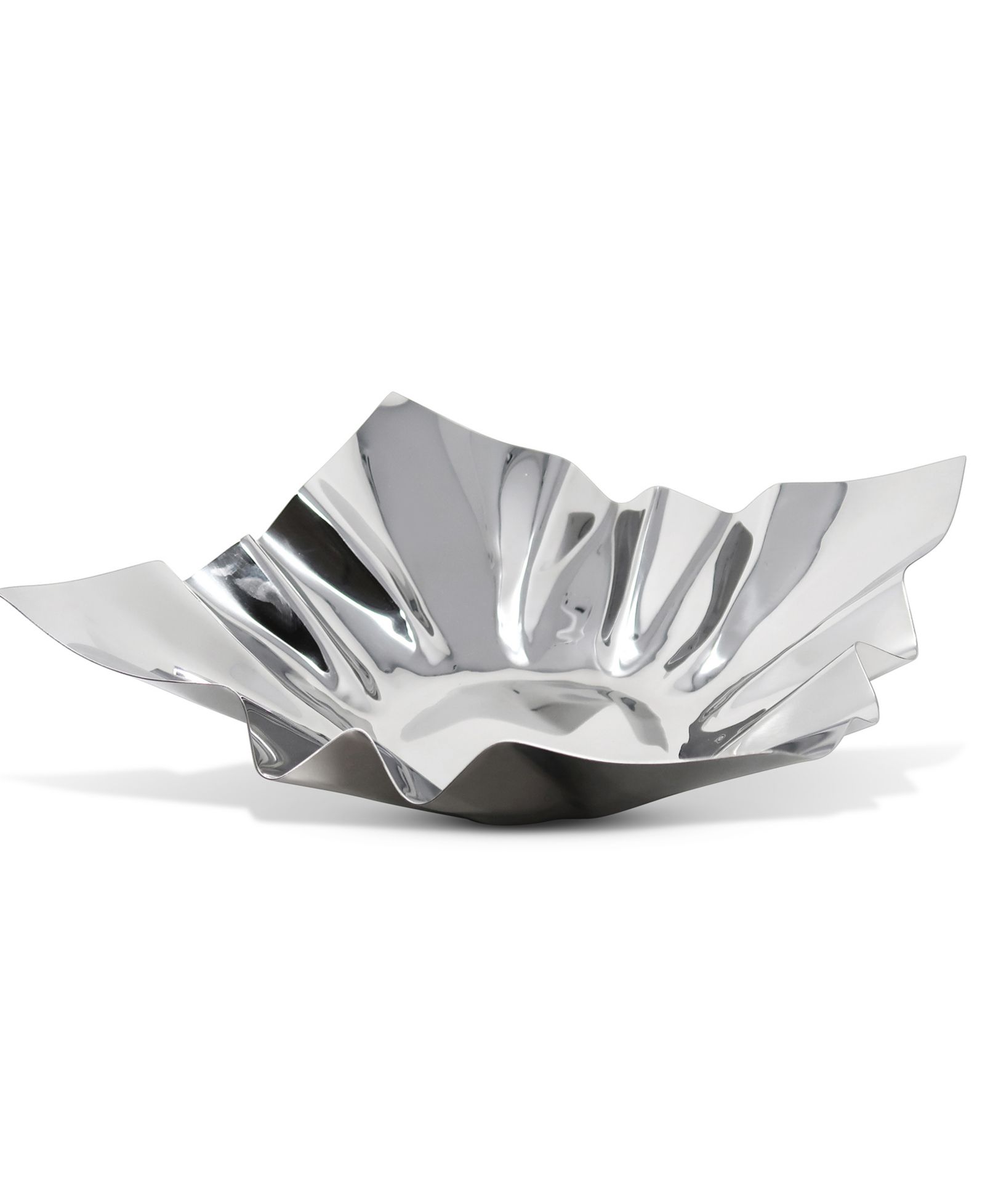 Classic Touch Stainless Steel 12.25" Square Bowl