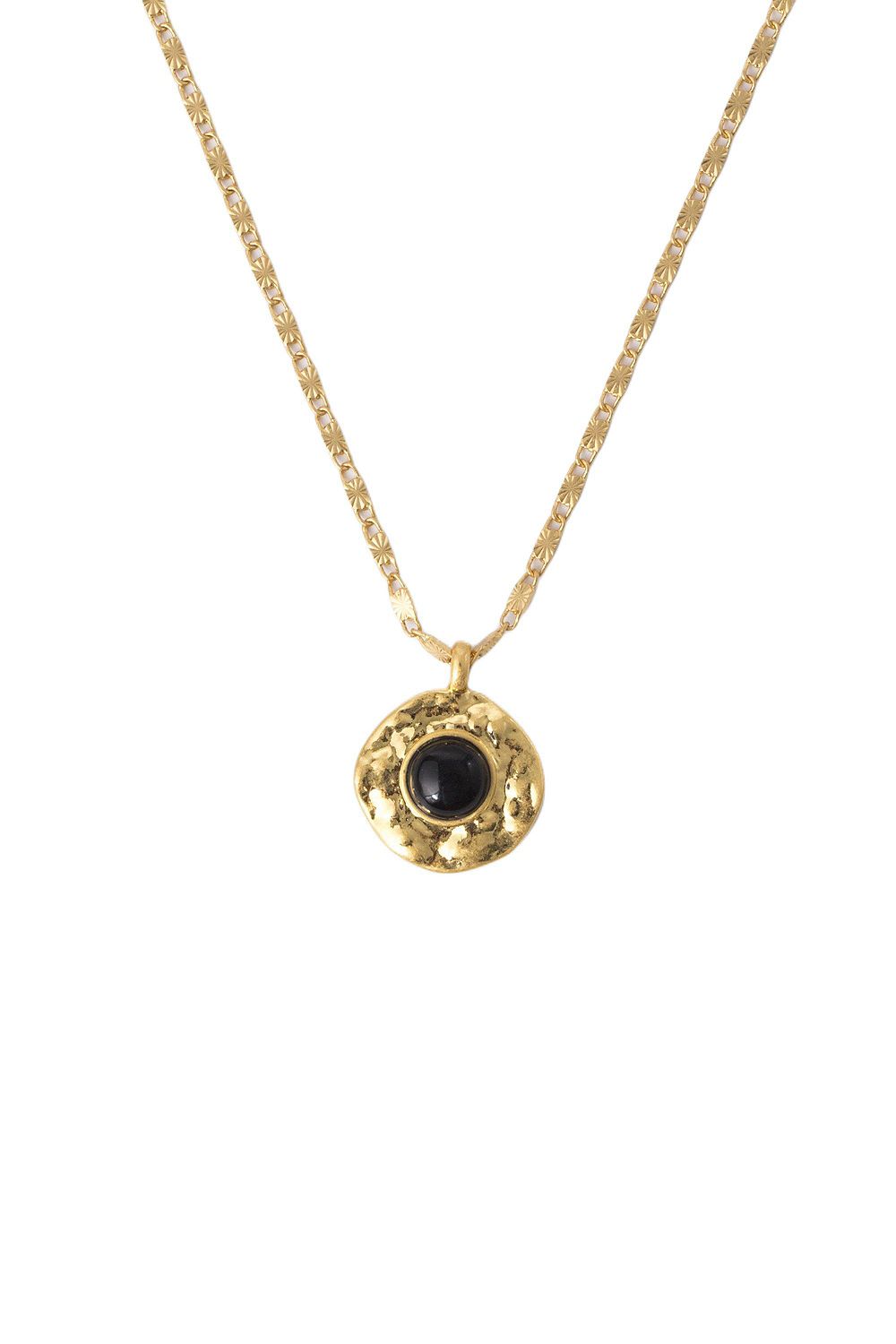 Classicharms Roaming Venus Crystal Molten Pendant Necklace Onyx crystal