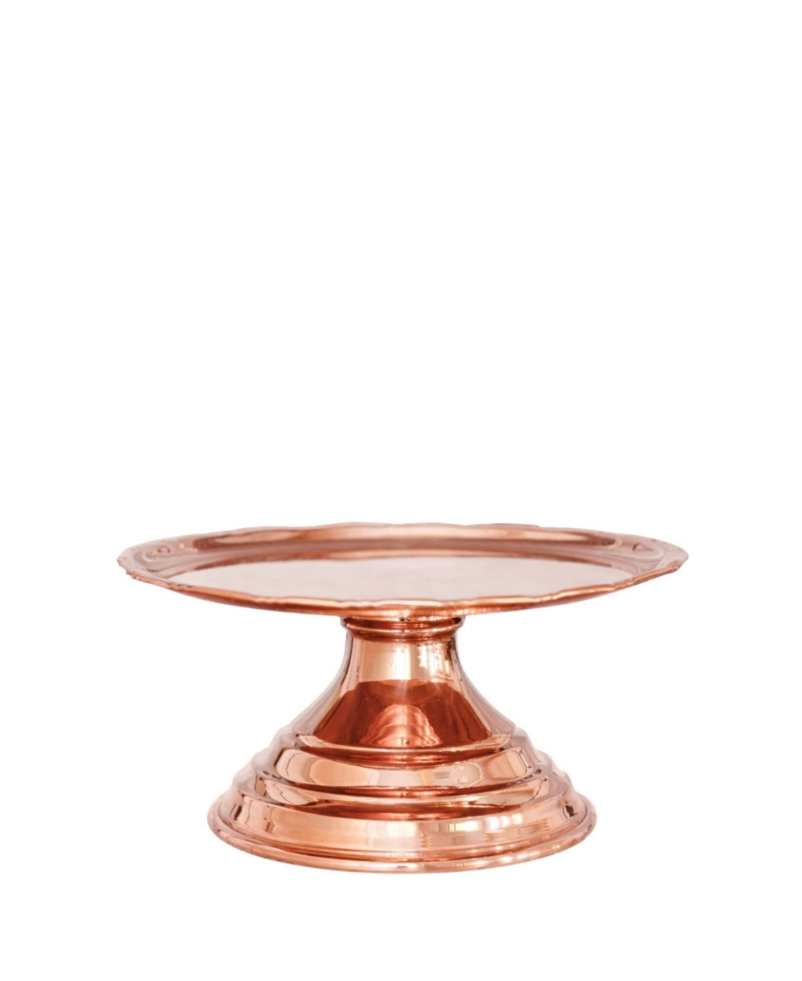 Coppermill Kitchen Винтажная подставка для торта из меди