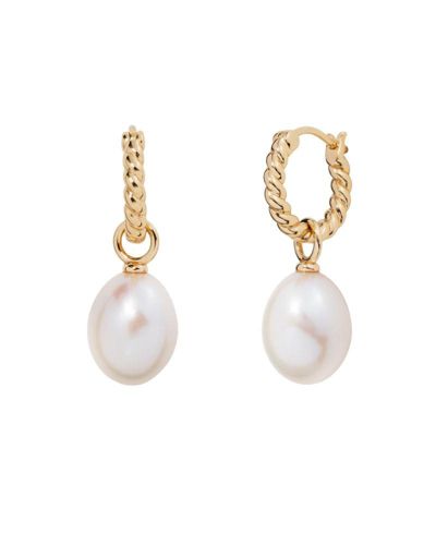 Little Sky Stone Grace Pearl Twisted Earrings