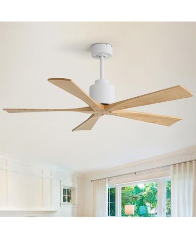 Sofucor 52-inch 5-Blade without Light Ceiling Fan with Remote Control and Timing Function