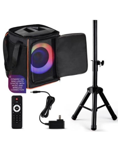 Беспроводная стереосистема Pyle 8 True Wireless с LED подсветкой и штативом (PPHP868STBG)