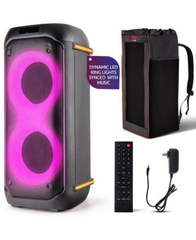 Pyle PPHP26BLBG Dual 6.5" Bluetooth 5.0 Karaoke Speaker System