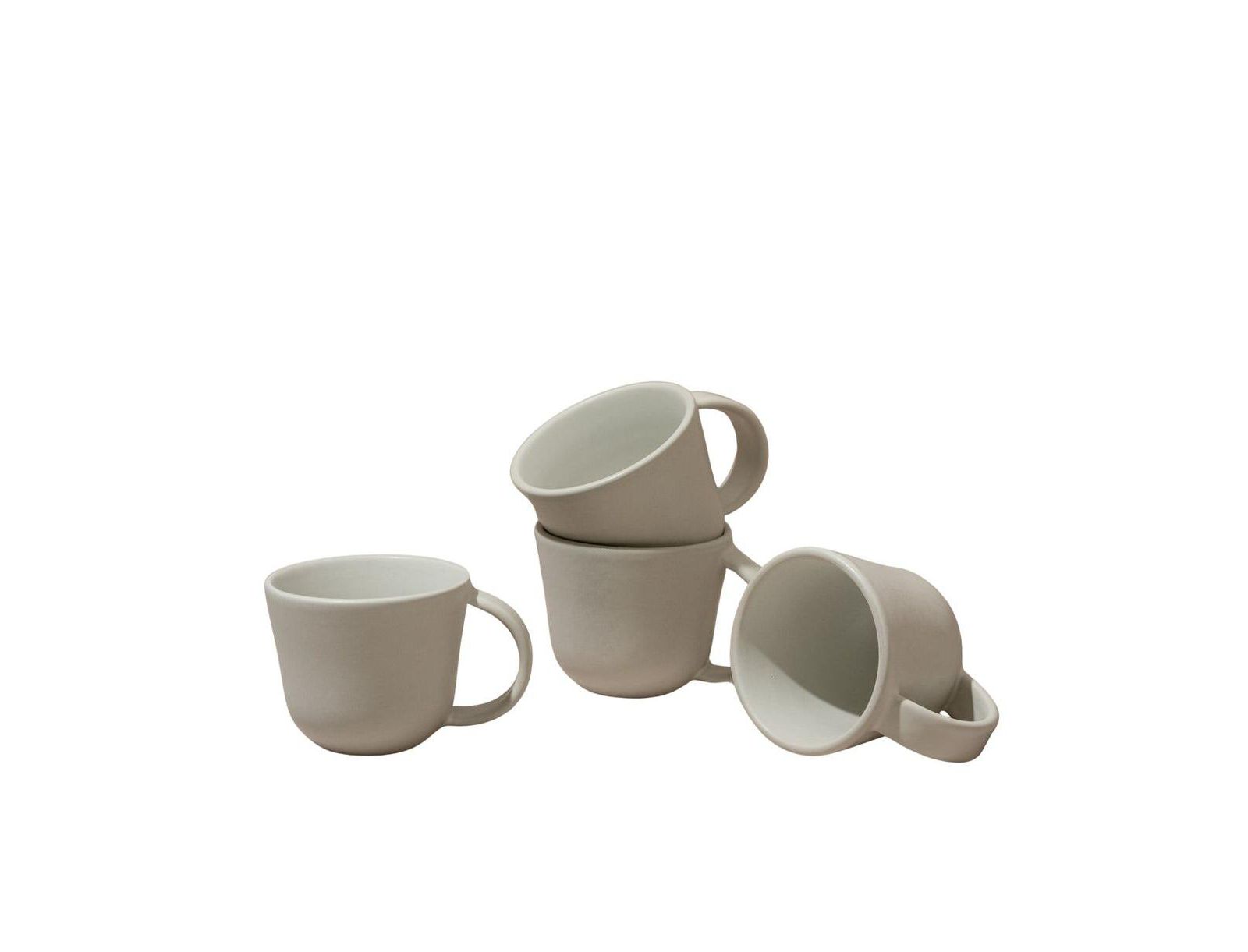 Gharyan Stoneware, Stoneware Coffee Mug  Osun 6.7 oz - Set of 4