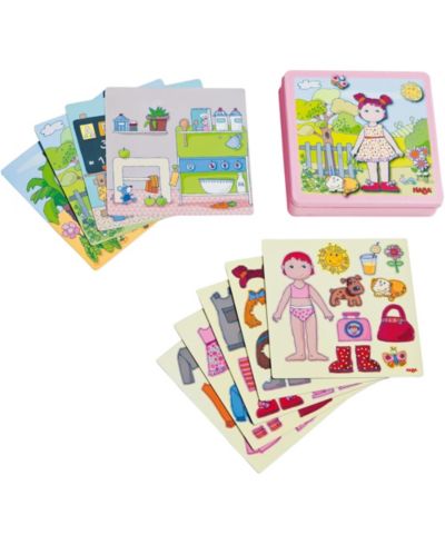 Haba Lilli Magnetic Travel Dress-Up Activity, 54-Piece Set, Ages 3+