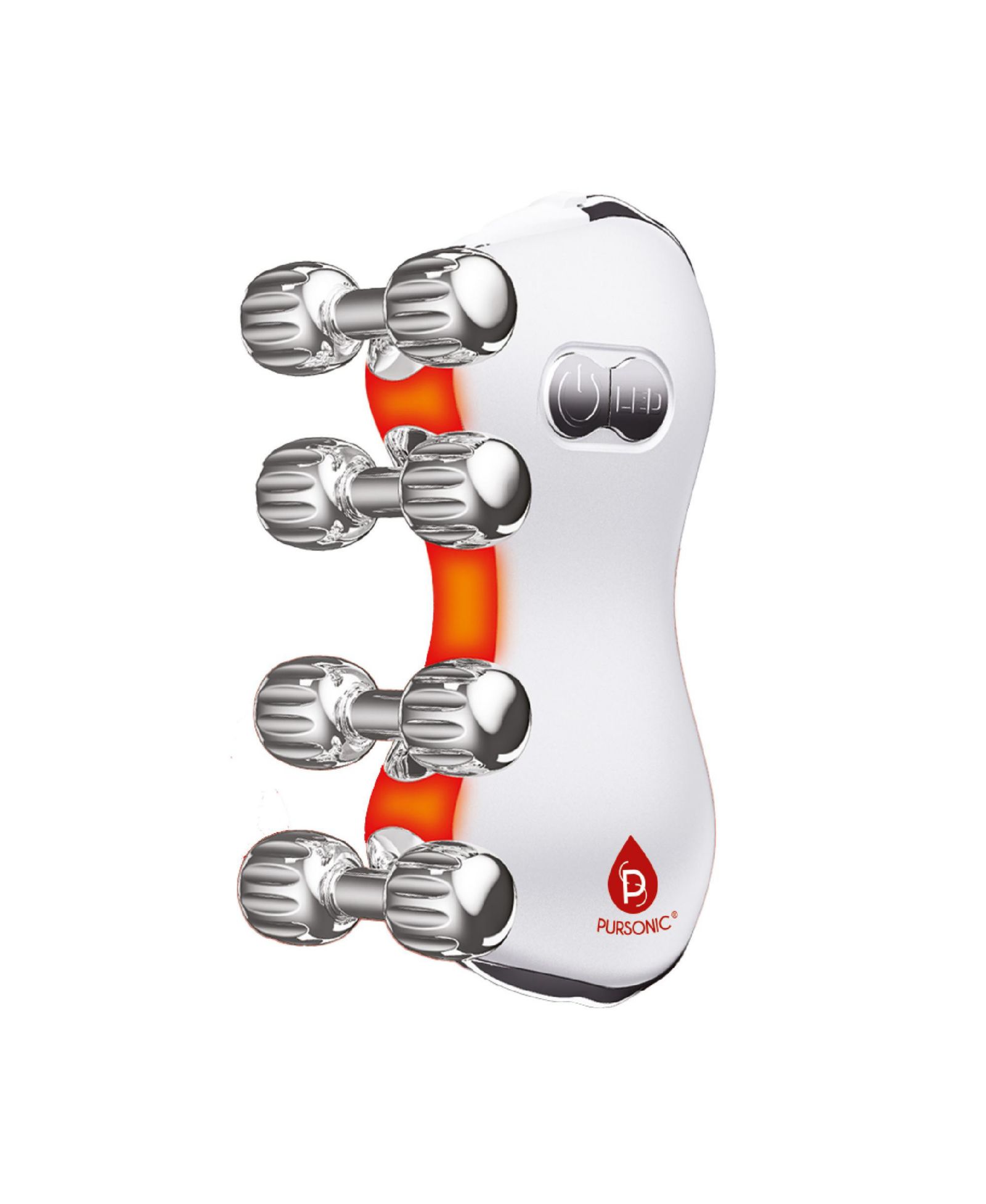 Роллер-массажер для лица PURSONIC 5-in-1 LED Light Therapy