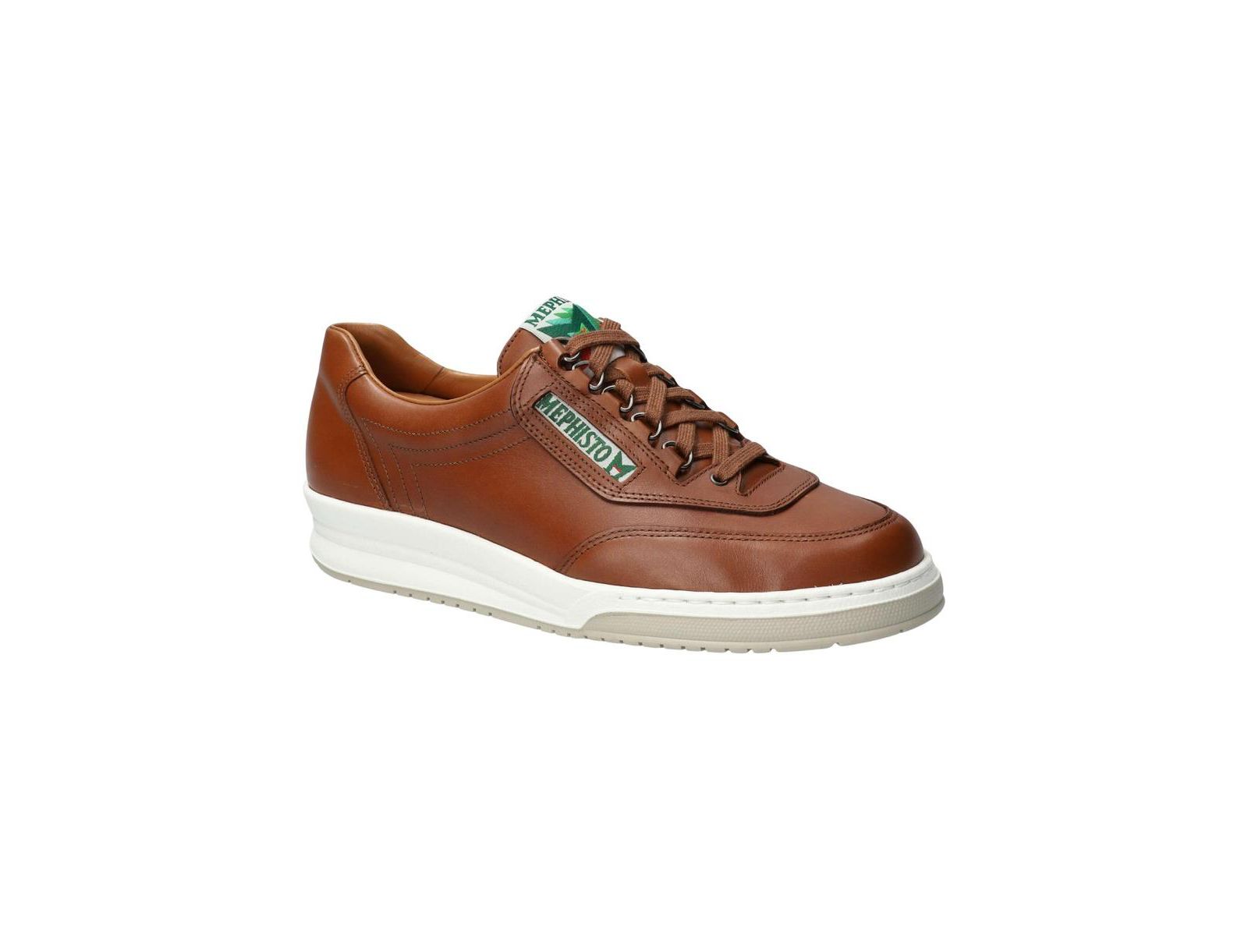 MEPHISTO Men's Match Hazelnut Leather Shoe