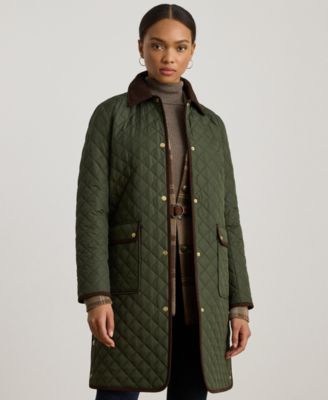 Lauren Ralph Lauren Women's Diamond-Quilted Coat, Created for Macy's