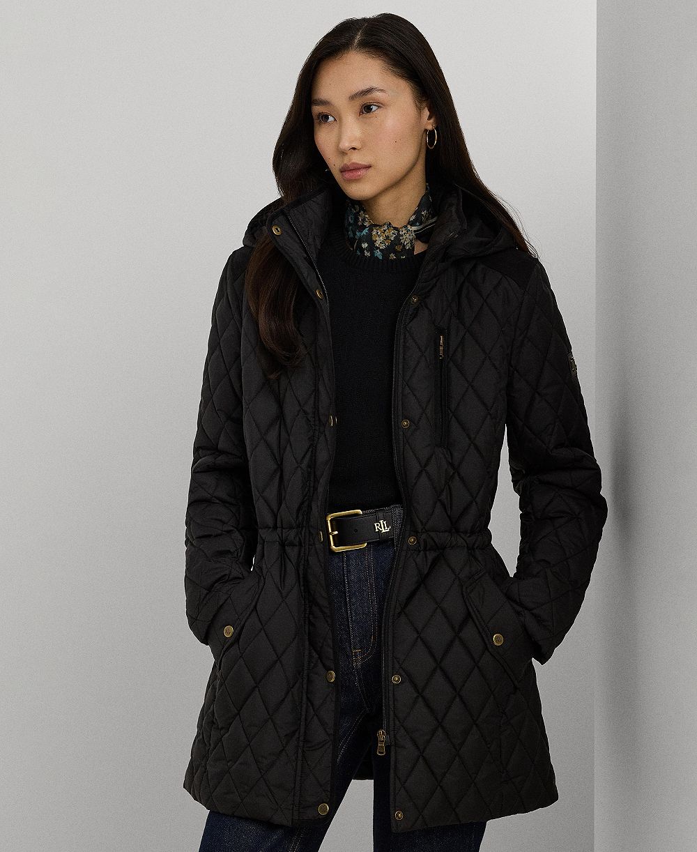 Пальто Lauren Ralph Lauren Women's Hooded Anorak Quilted