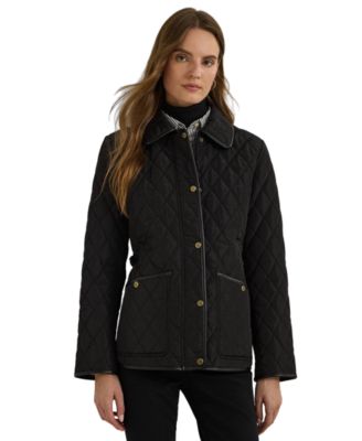 Lauren Ralph Lauren Women's Quilted Velboa-Lined Jacket, Created for Macy's