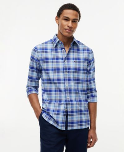 Tommy Hilfiger Мужская рубашка Oxford Multi-Check
