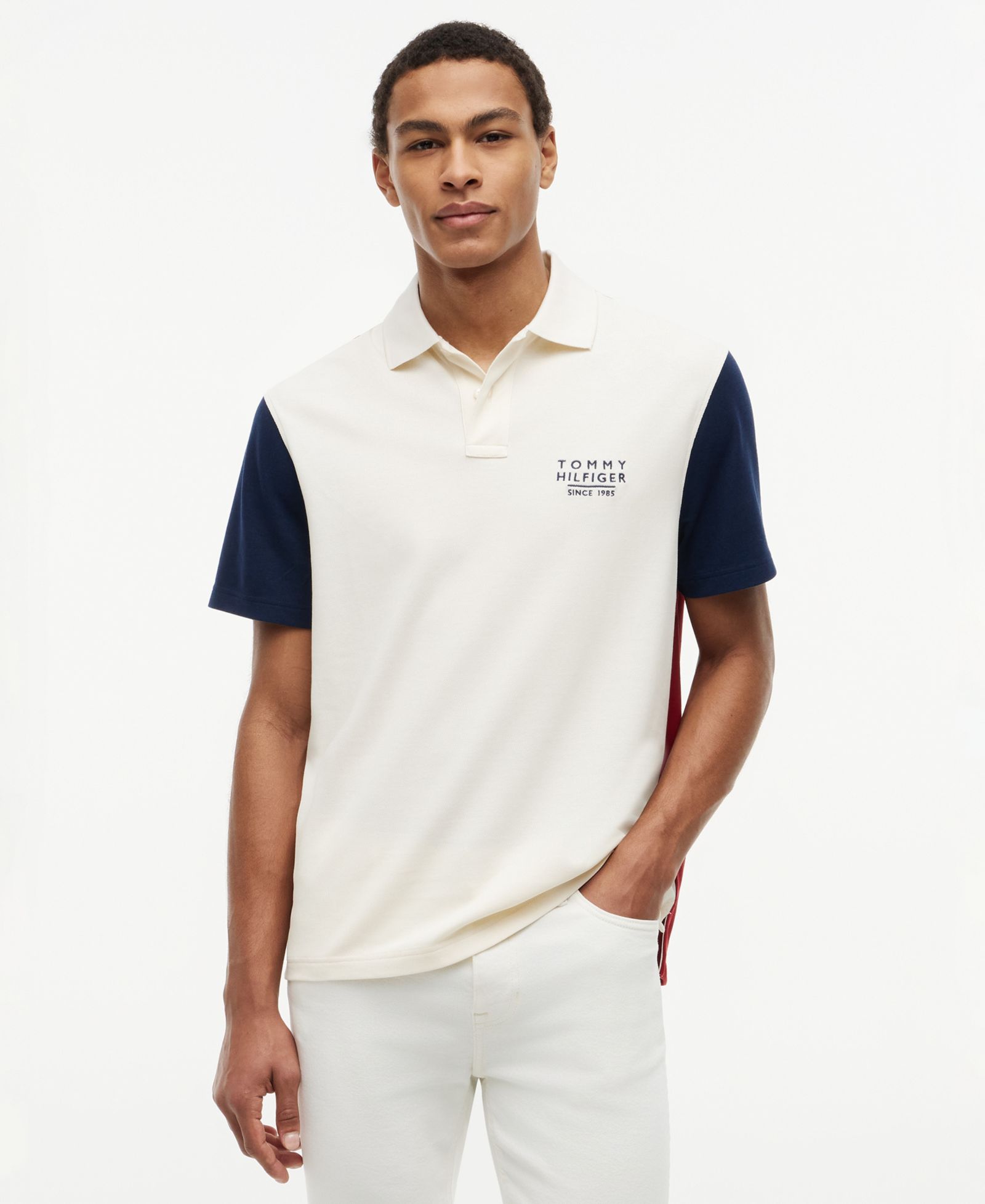 Поло Tommy Hilfiger Men's Color-Block Classic-Fit