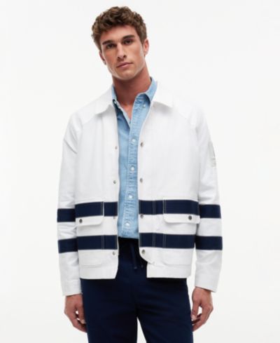 Tommy Hilfiger Men's Regular-Fit Nautical Stripe Jacket