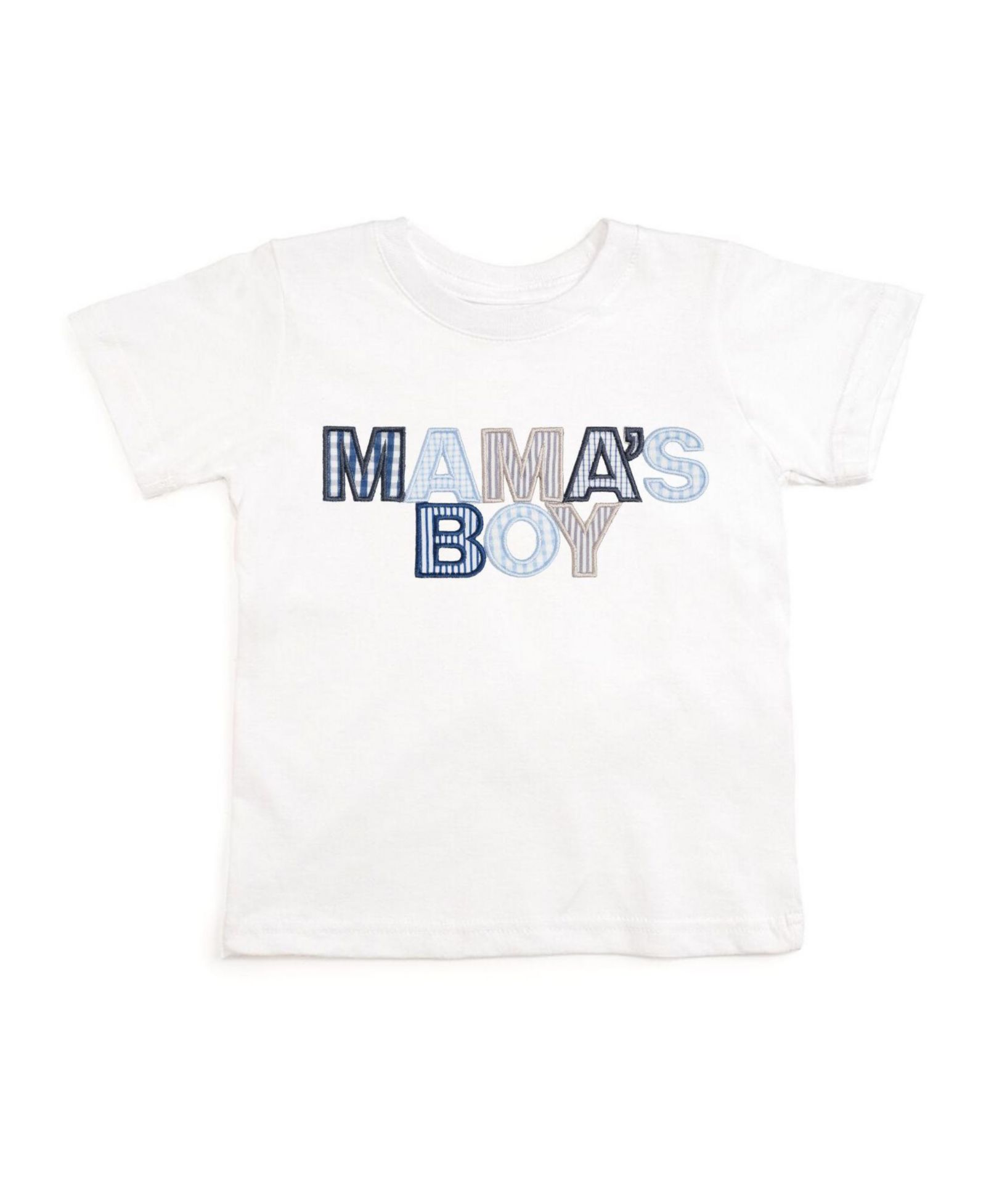 Sweet Wink Toddler Boys Mama's Patchwork Short Sleeve T-Shirt