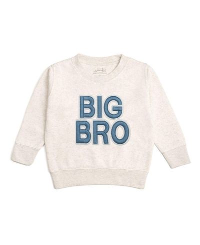 Свитшот Sweet Wink Little Boys Big Bro с вышитой нашивкой