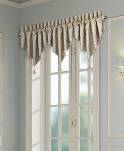 J Queen New York Romero Window Ascot Valance, 21" x 40"