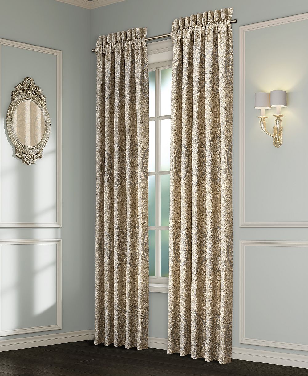 J Queen New York Romero Window Panel Pair, 50" x 84"