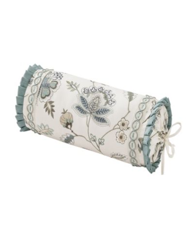 Декоративная подушка J Queen New York Blossom View Neckroll, 7" x 17"