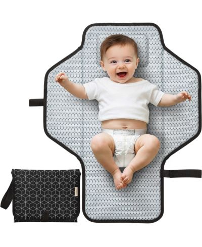 KeaBabies Flex Portable Changing Pad для малышей, дорожный, складной водонепроницаемый коврик для пеленания