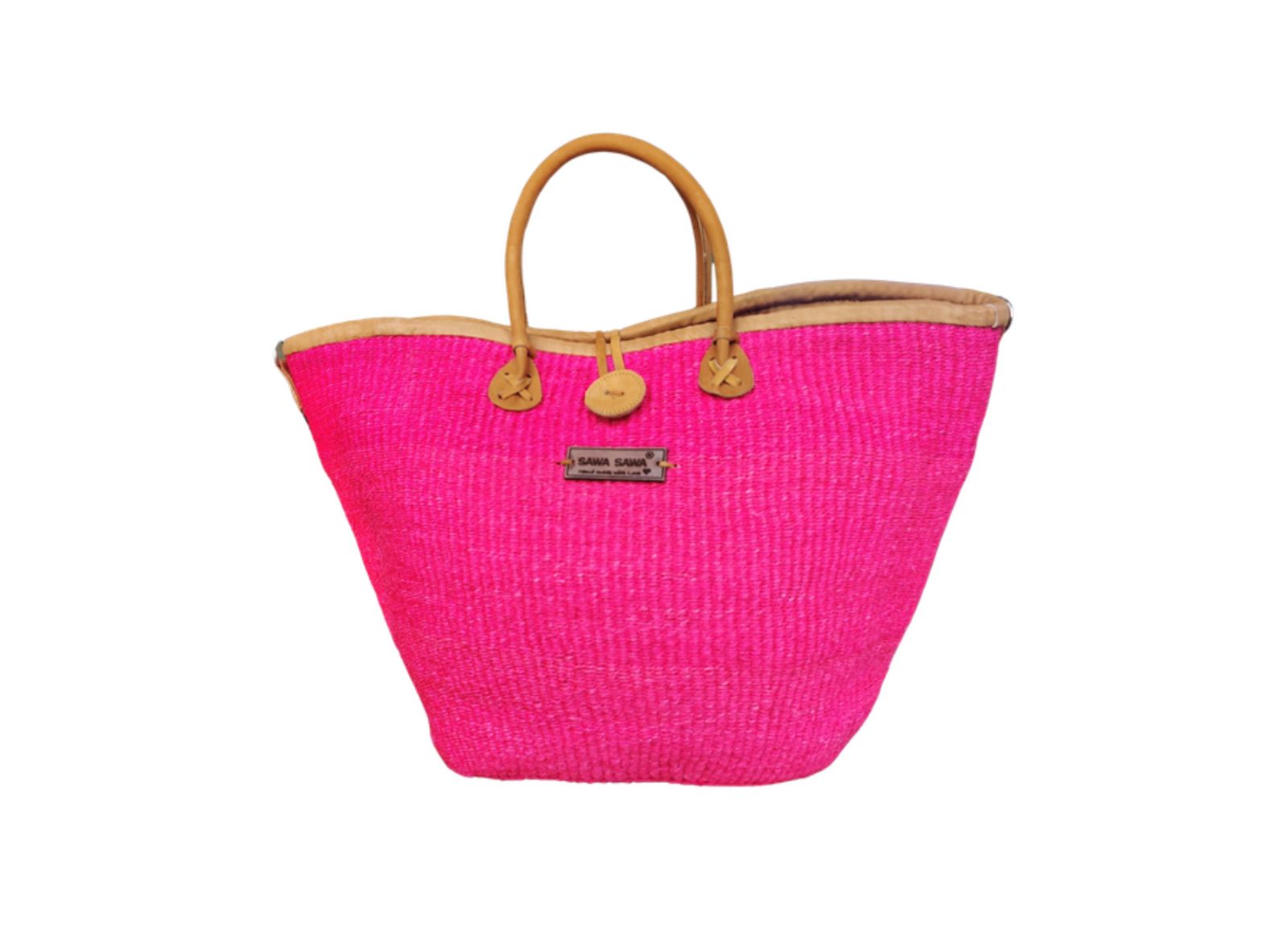 SAWA SAWA Women's Harvest Glow Handmade Sisal Straw Medium Tote Purse