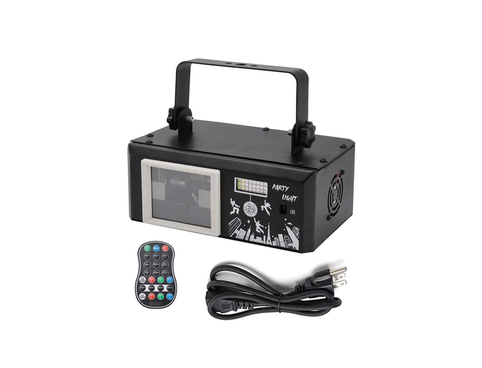 Artudatech 6-Effect RGB Laser Stage Light with 5D Pulsed Illusion
