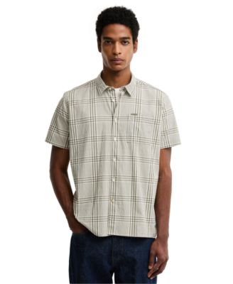 Barbour Мужская летняя рубашка в клетку Carrock