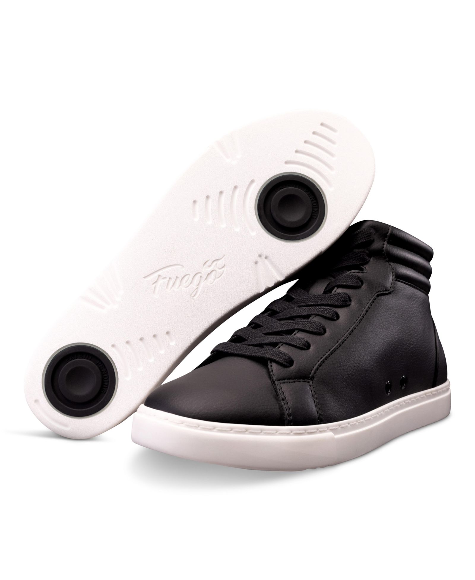 Big Kids' Black High-top Sneaker