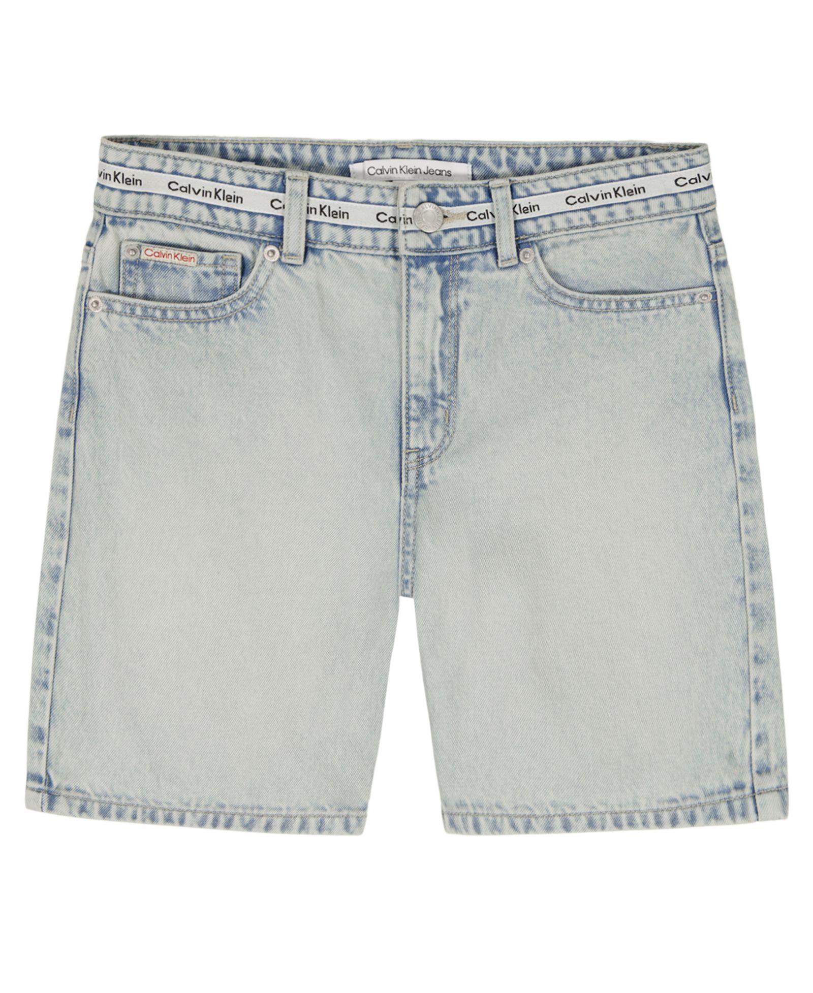 Calvin Klein Girls' 7-16 Denim Bermuda Shorts