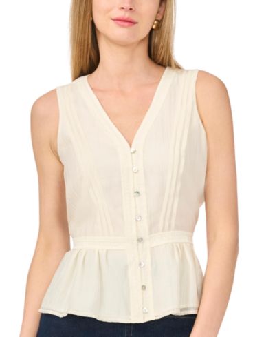 Vince Camuto Women's Sleeveless V-Neck Top