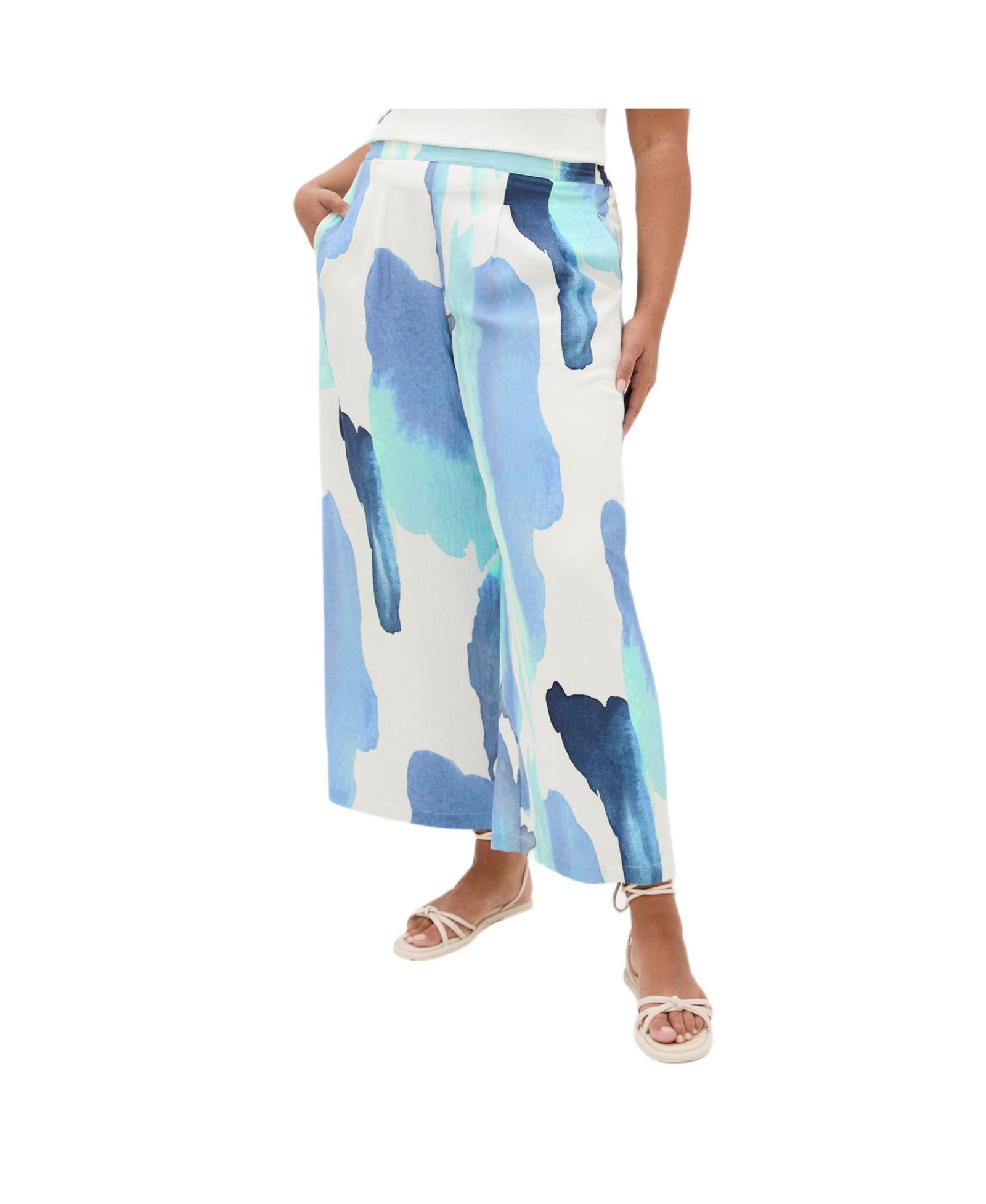CITY CHIC Plus Size Surface Level Print Pant