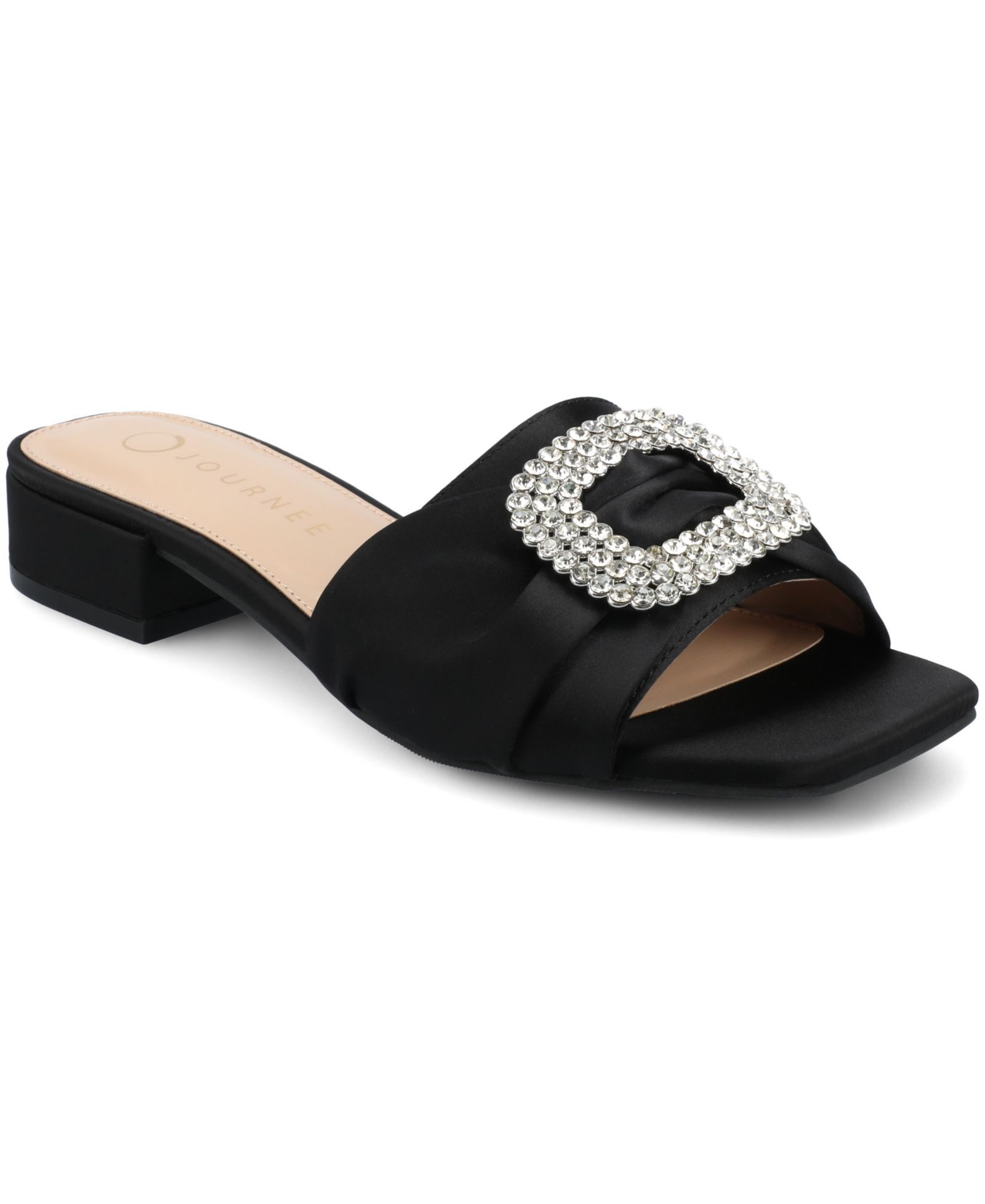 Journee Collection Женский Flavia Embellished Slide Sandals