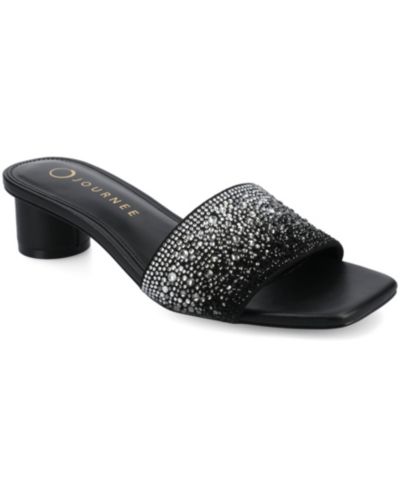 Journee Collection Женские сандалии на блочном каблуке Flora