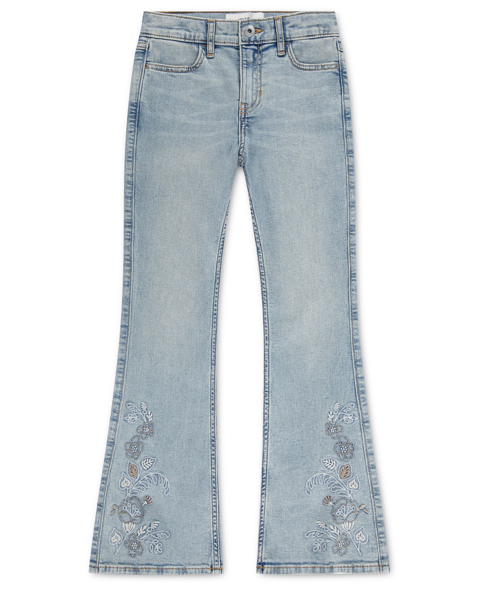 abercrombie kids Детские джинсы с расклешенными штанинами Floral Trail