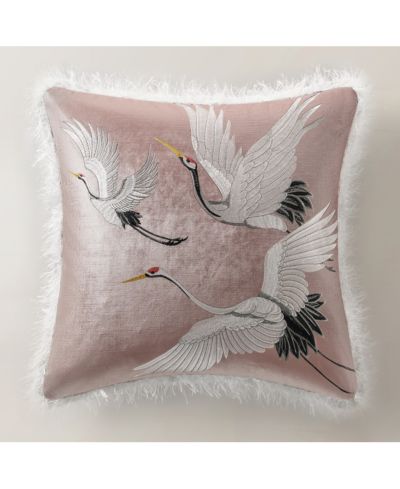 Декоративная подушка Z Gallerie Crane Embroidered 20"
