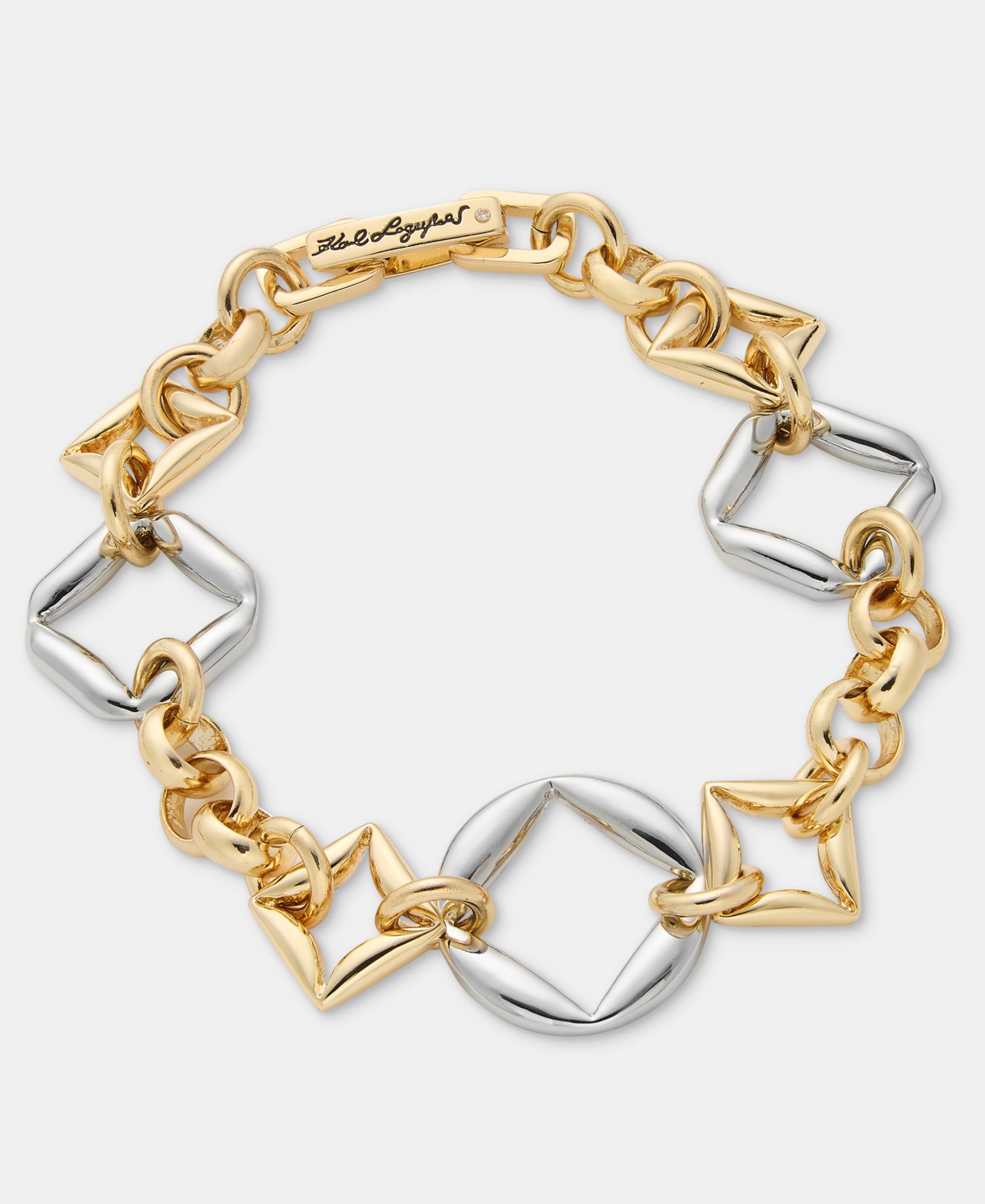 Браслет KARL LAGERFELD PARIS Puffy Geometric Link Flex