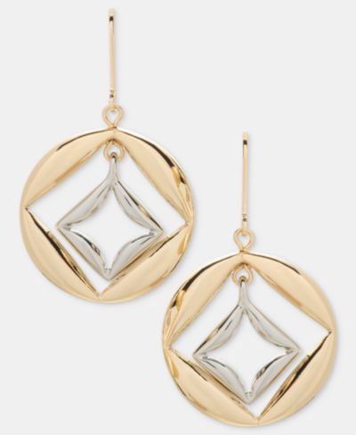 Серьги-подвески KARL LAGERFELD PARIS Puffy Geometric Orbital