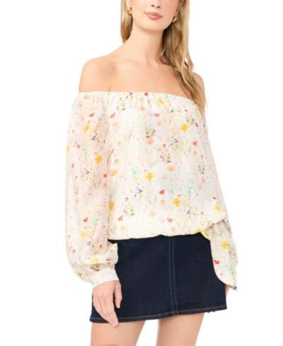 Женская блузка Vince Camuto Off-The-Shoulder Long-Sleeve